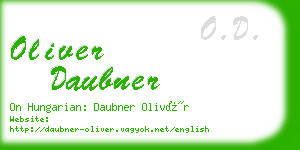 oliver daubner business card